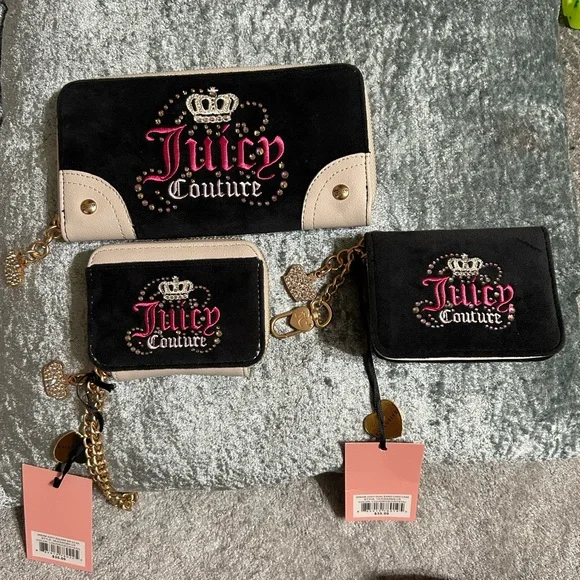 2 Juicy Couture Bags & 3 Wallets All NWT - Picture 2 of 13